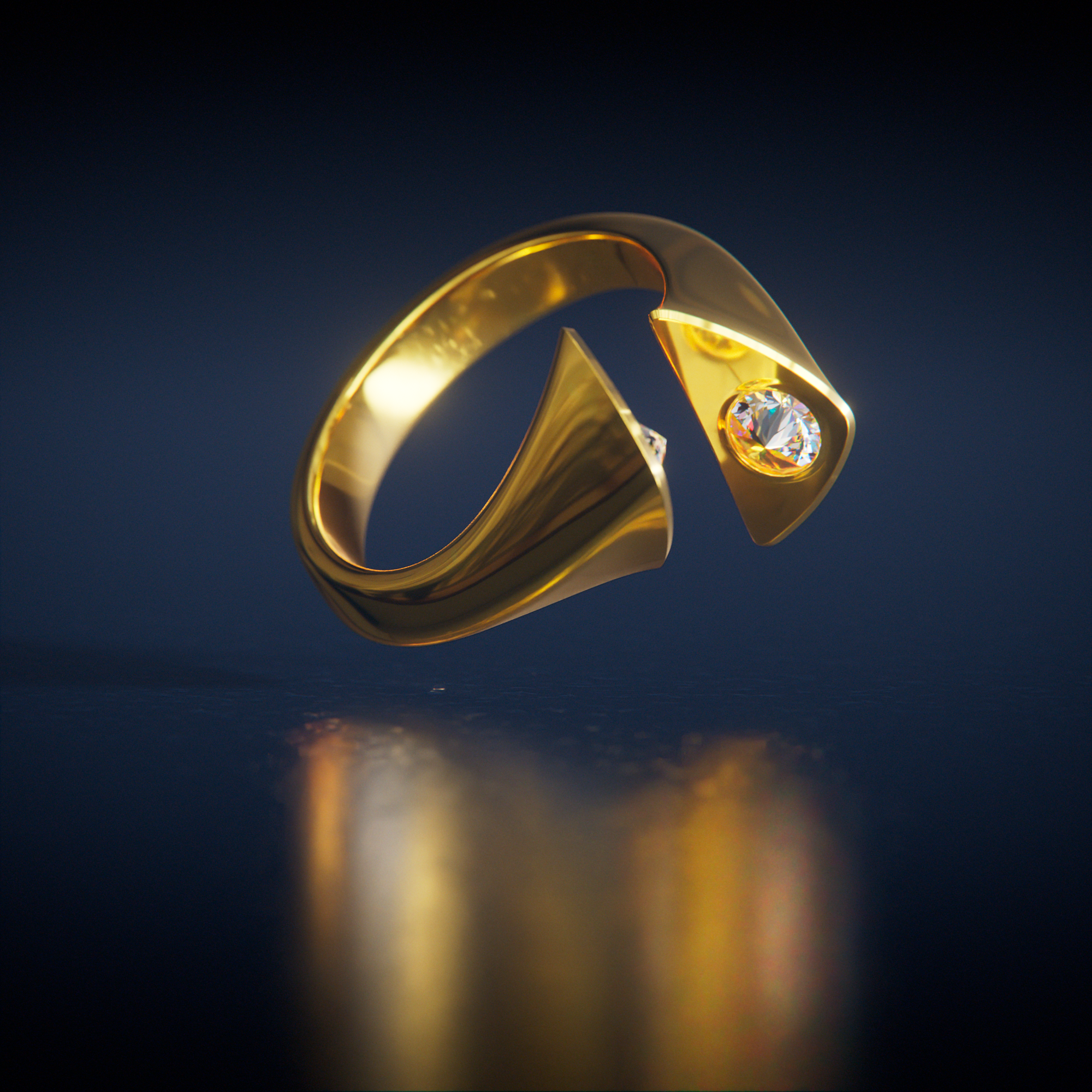 AXIOM RING - GOLD