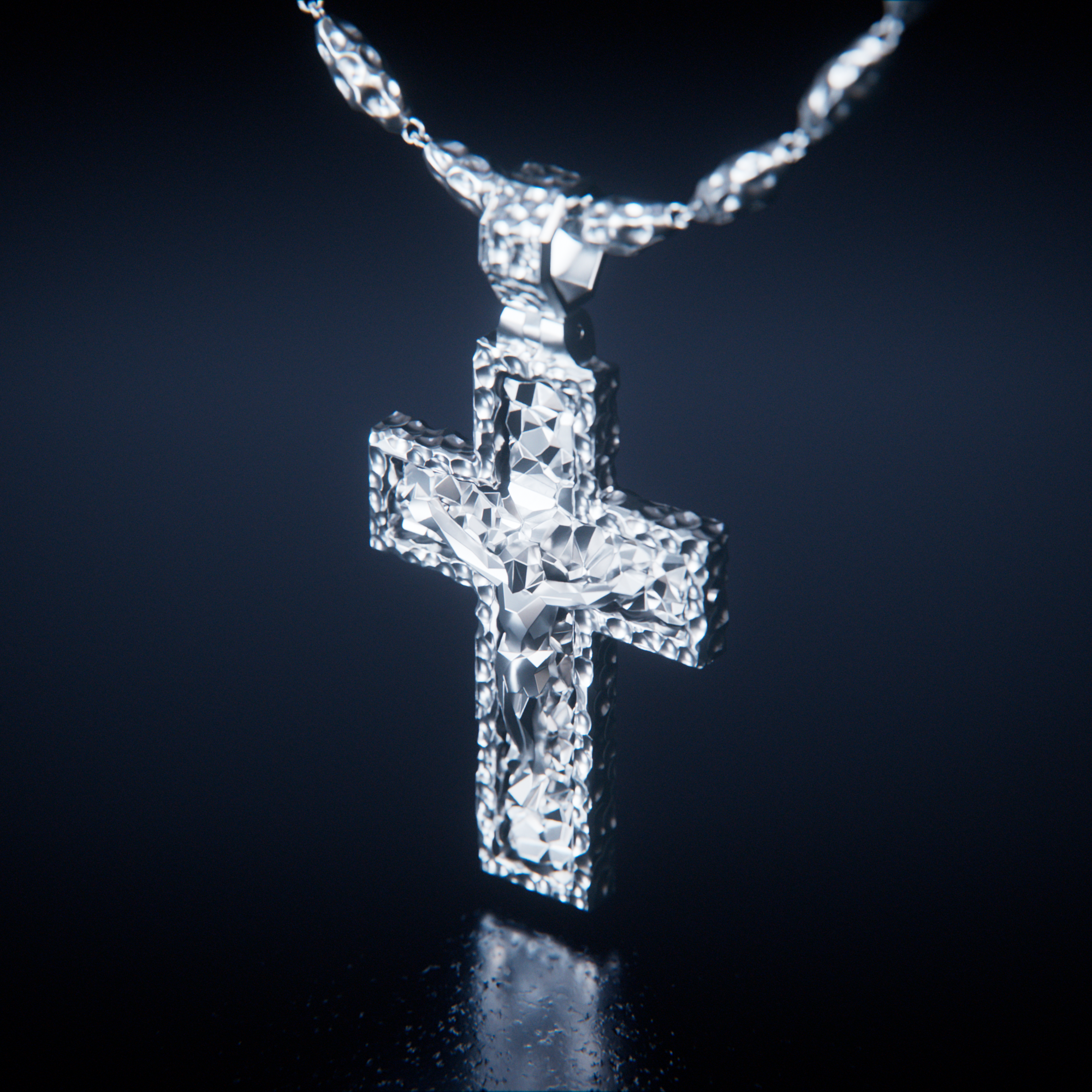 CRUCIFIX + SILEN CHAIN
