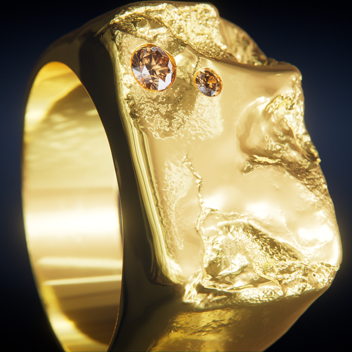 CRUSHED SIGNET - GOLD