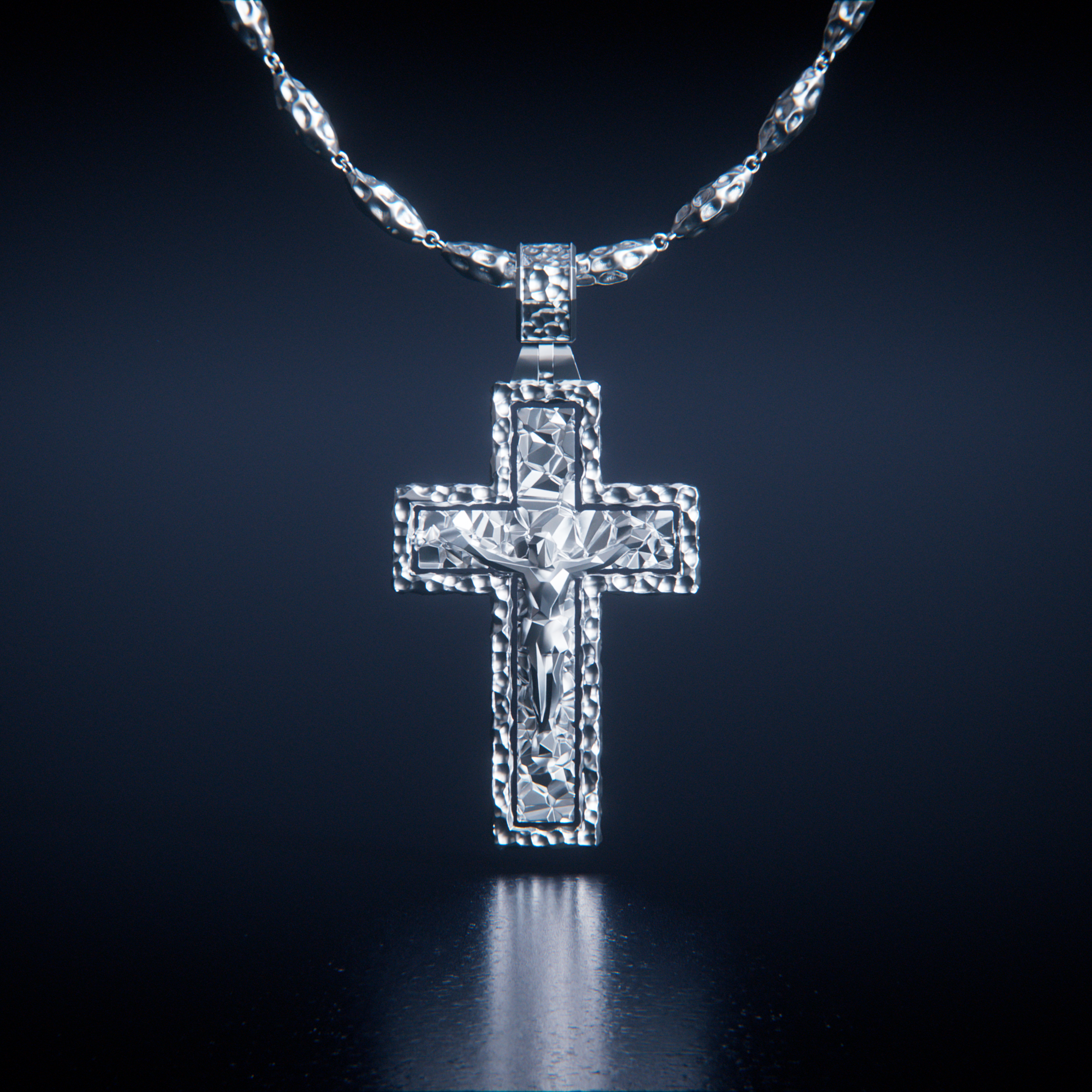 CRUCIFIX + SILEN CHAIN