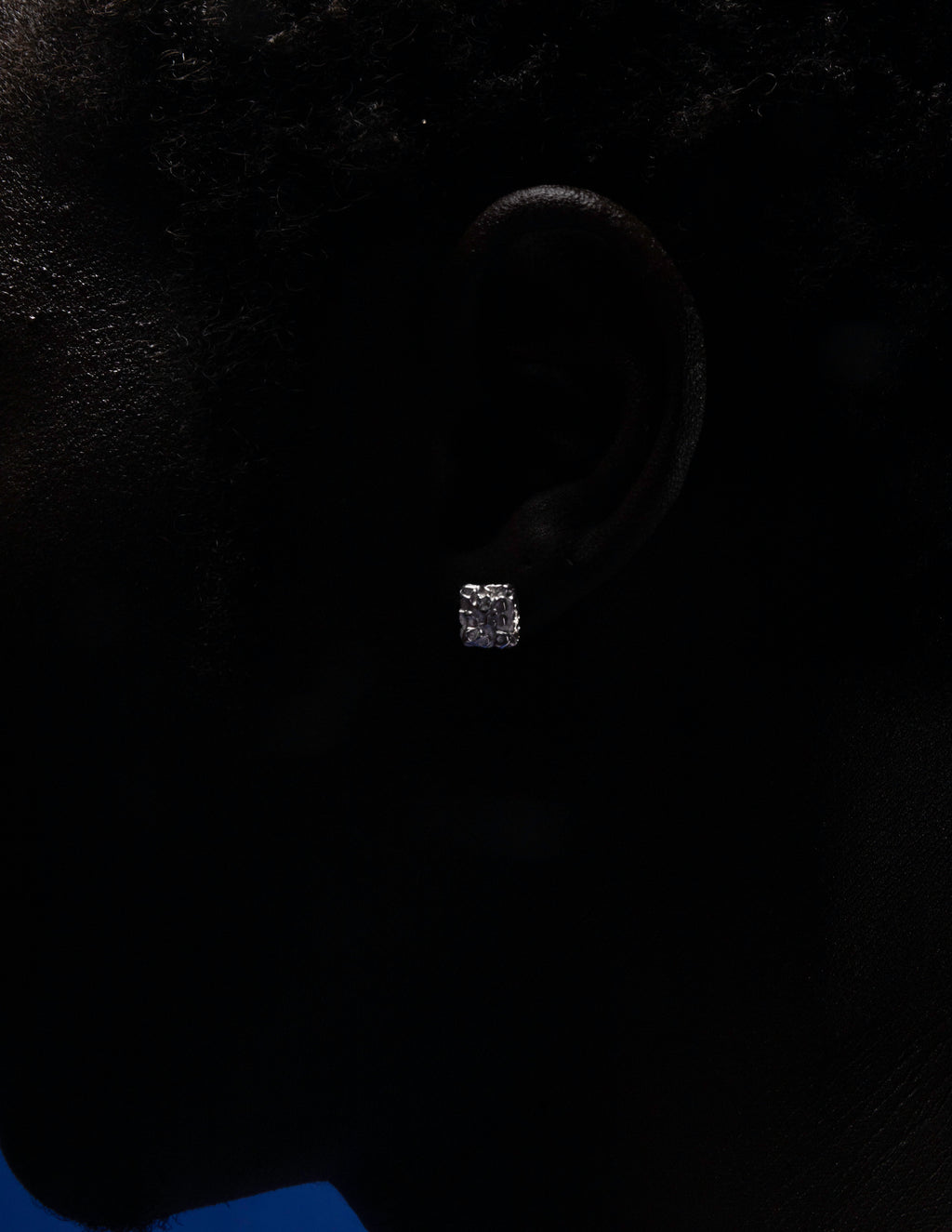 CRUSHED EARRINGS - SILVER
