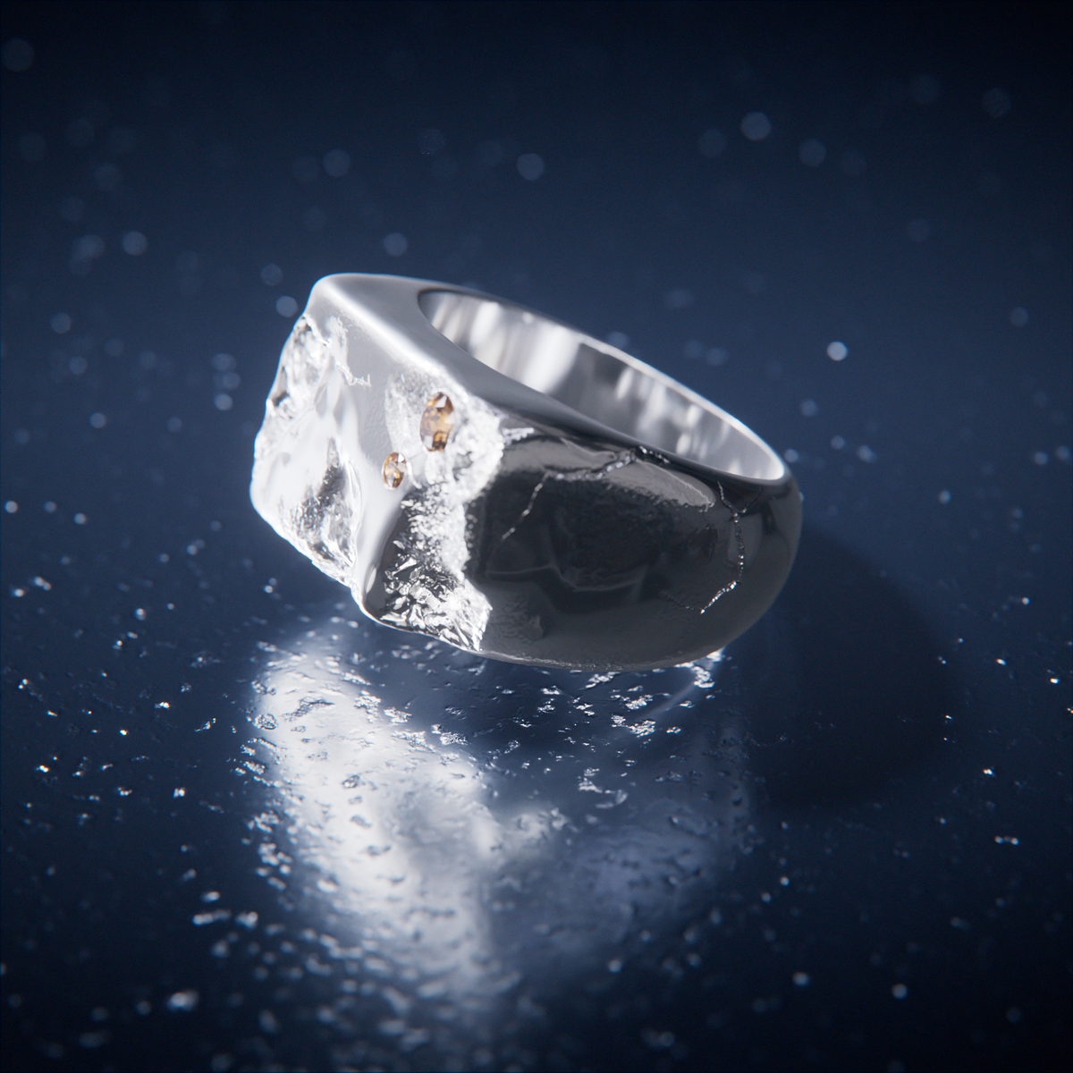 CRUSHED SIGNET - SILVER