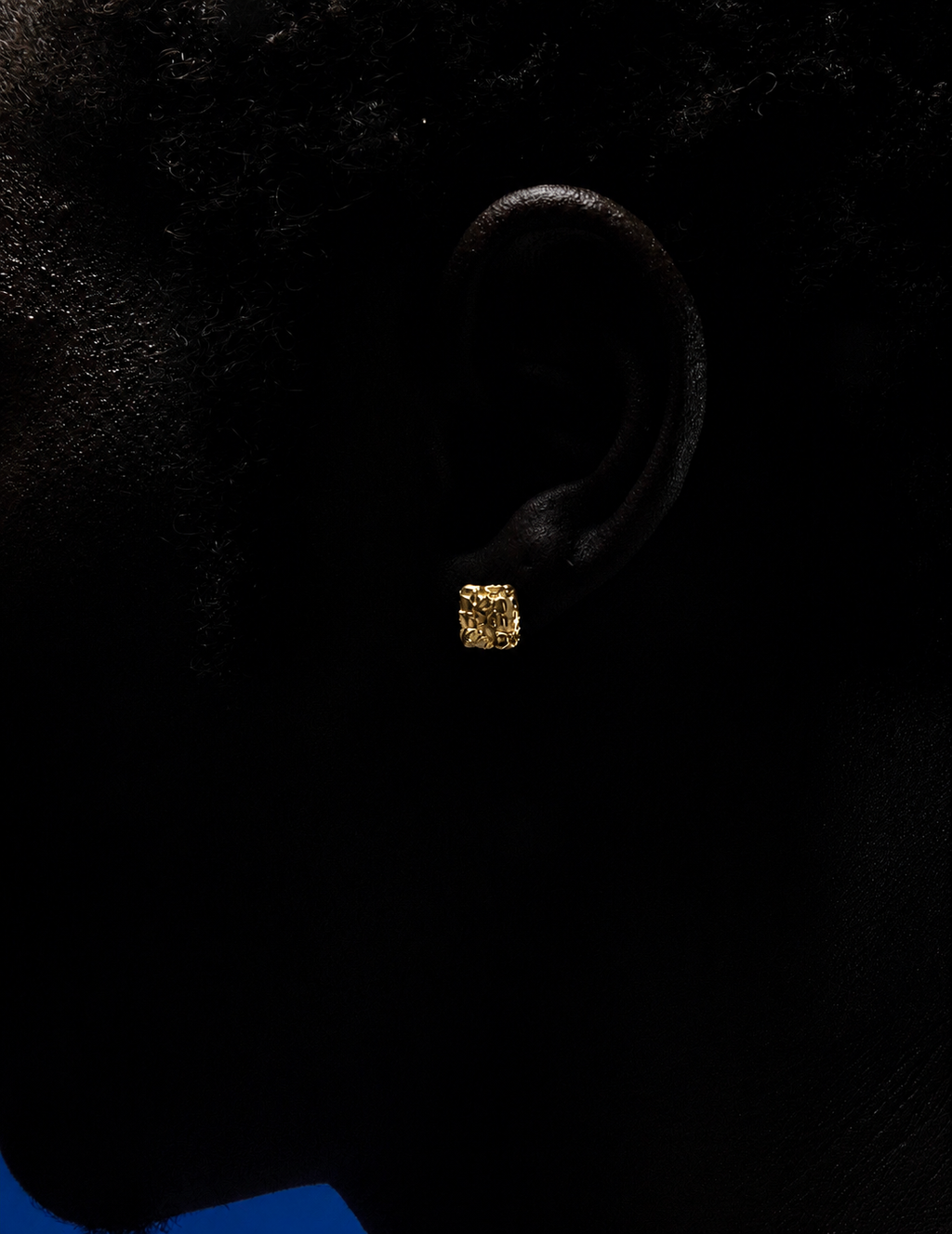 CRUSHED EARRINGS - GOLD