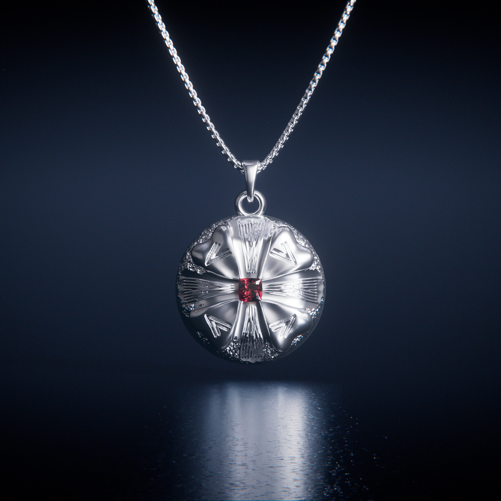 Sanctum Pendant Silver — main