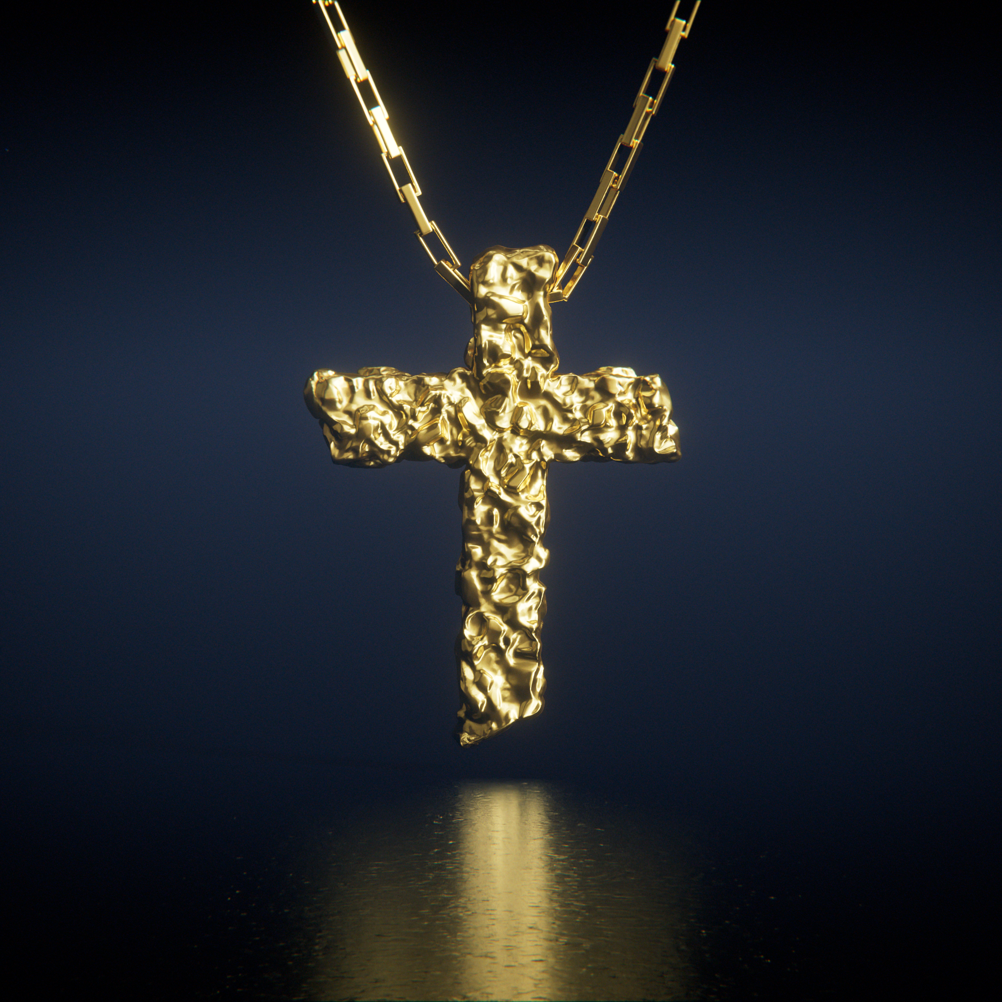 Crushed Cross Gold — main