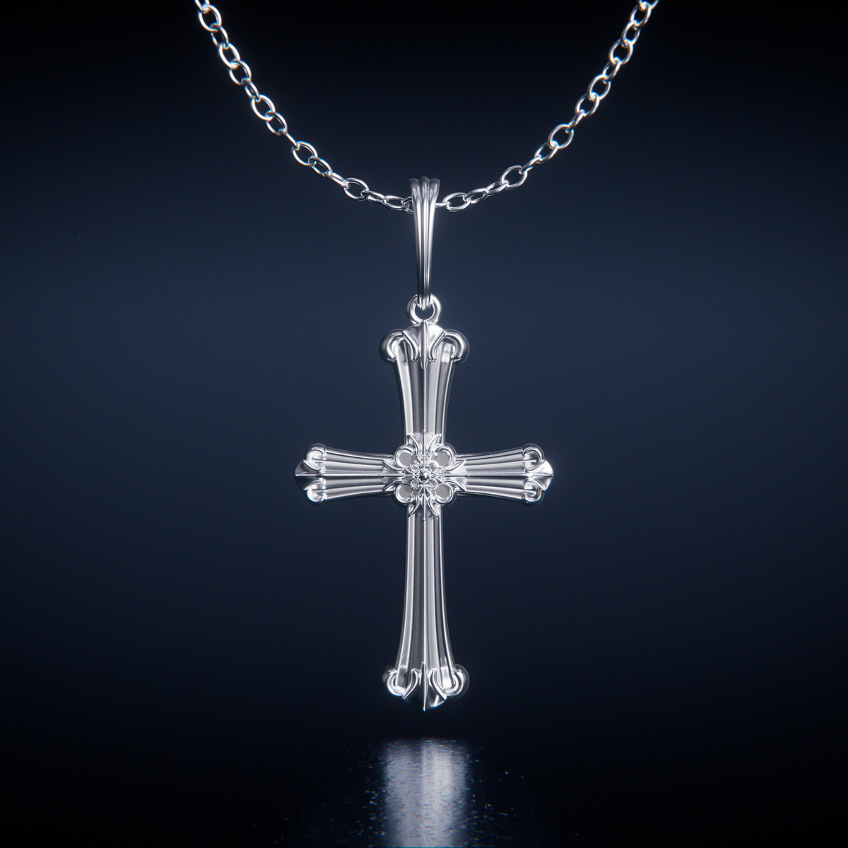 CROSS CHAIN - SILVER