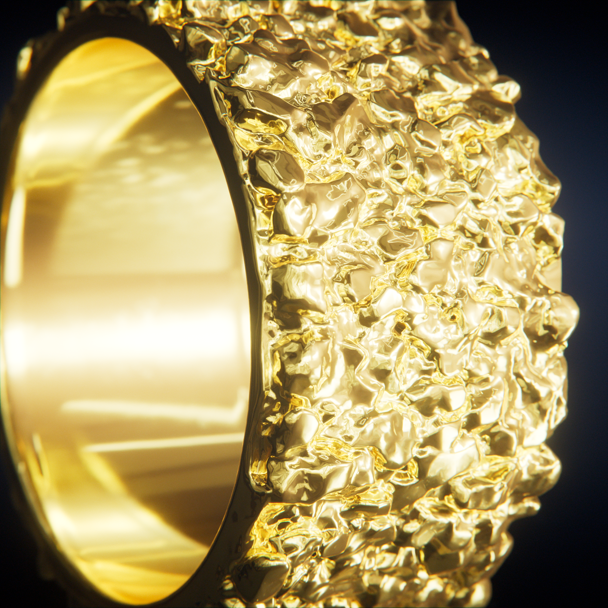 Crushed V2 Gold — closeup