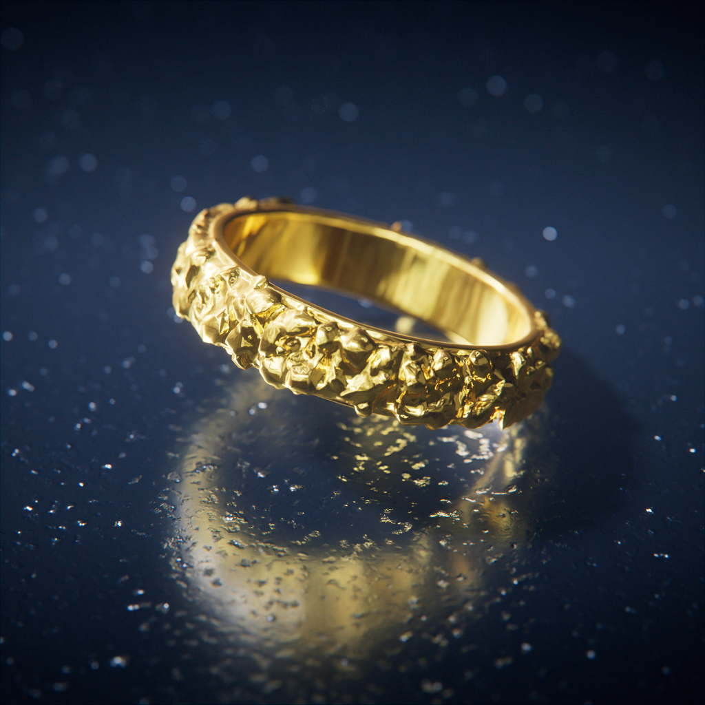 Crushed Slim Gold — angle