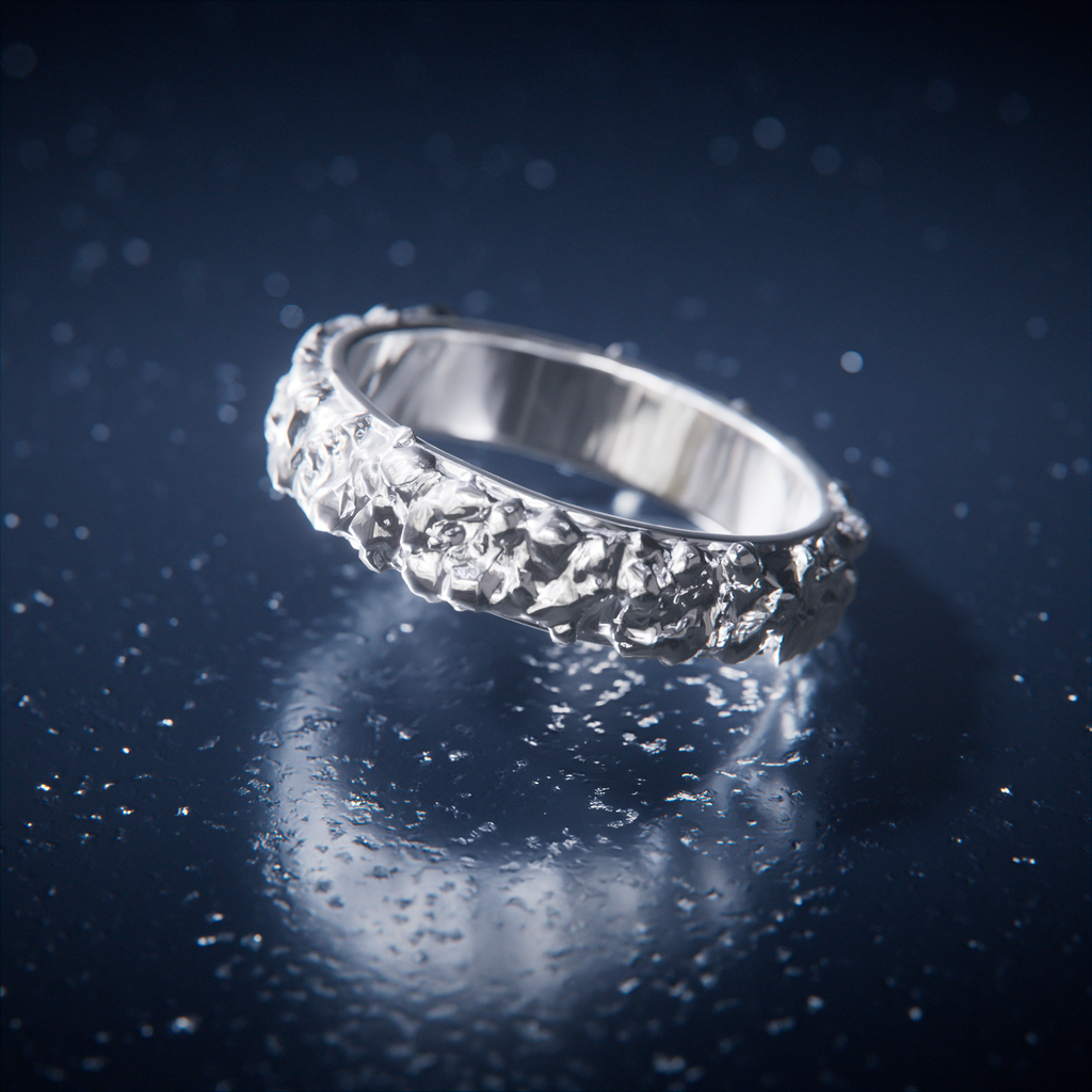 Crushed Slim Silver — angle