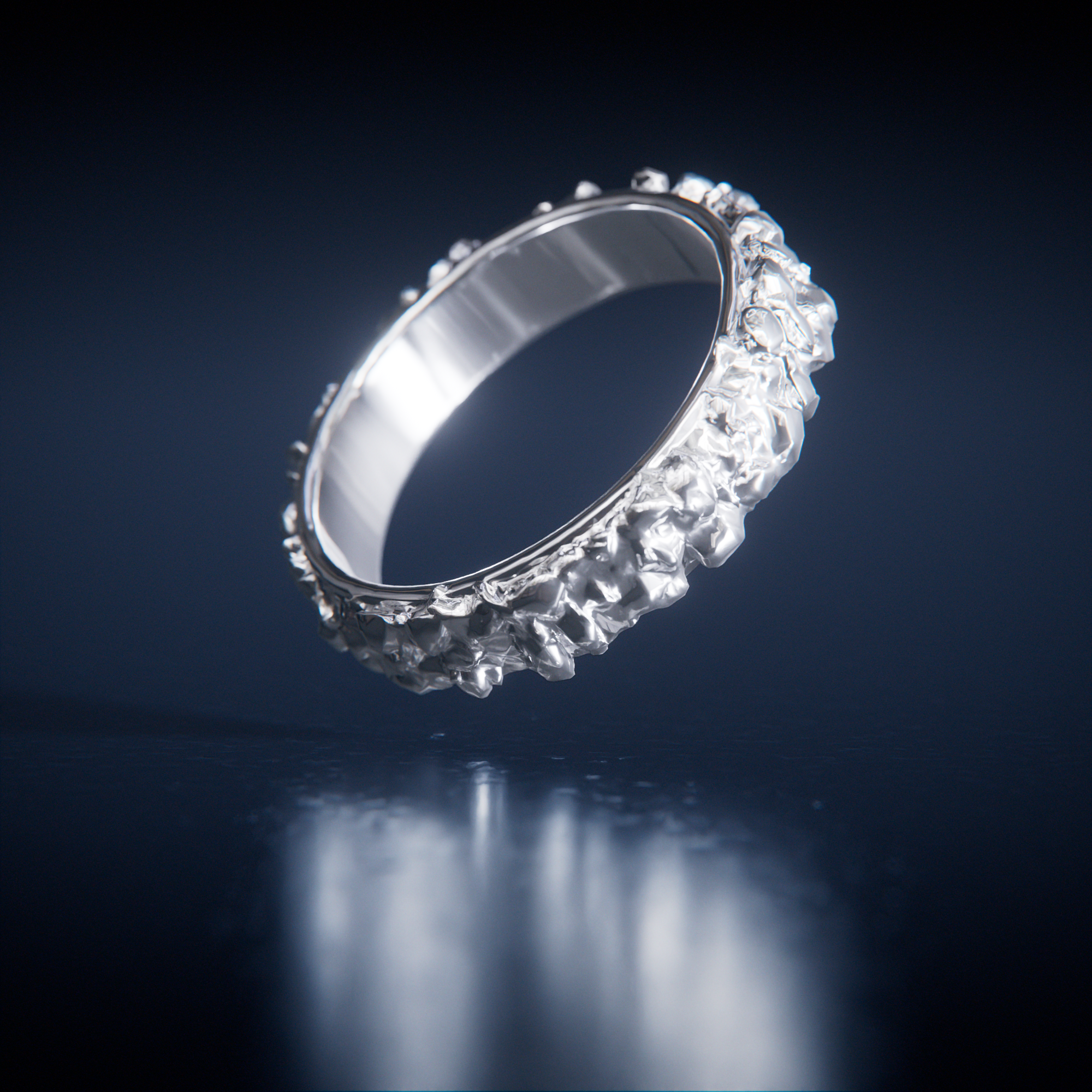 Crushed Slim Silver — main
